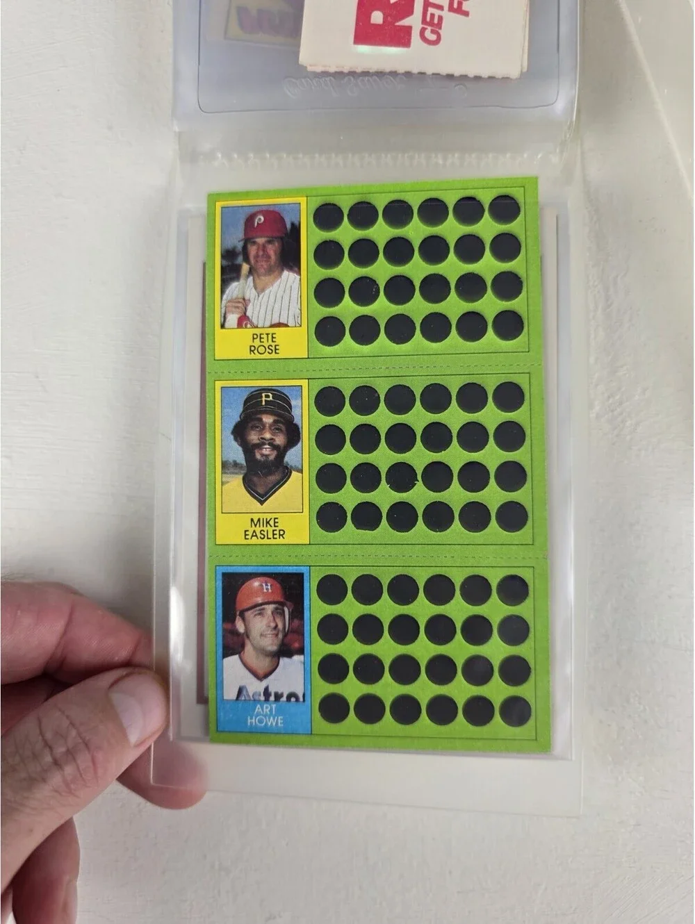 LARGE Oversized Pete Rose Oddball LOT ~ TOPPS BASEBALL TALK 1964 ALL STAR  SUPER